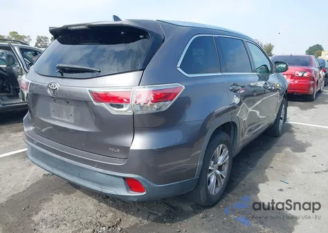 2014 Toyota Highlander Xle V6 из США, поврежденный, VIN 5TDKKRFHXES034682